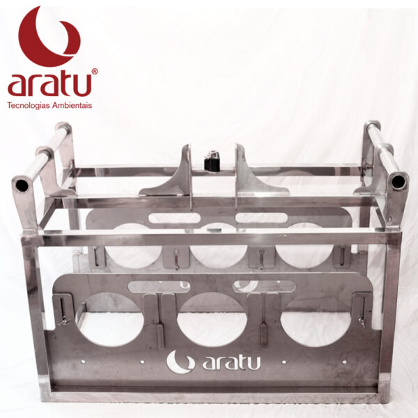 Aratu Acessorio Rack Horizontal 800x800 Vista Geral 2 - ARATU - ARATU | EQUIPAMENTOS PARA AMOSTRAGEM AMBIENTAL, AMPLO PORTFÓLIO COM QUALIDADE INTERNACIONAL. - Equipamentos de Coleta de Água - Análise de Qualidade da Água - Ferramentas para Análise Ambiental - Estudos de Ambientes - Aquáticos Coleta de Organismos - Bentônicos