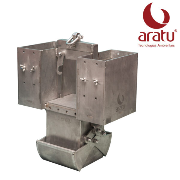 Aratu Draga BOX CORER PRO 800x800 Aberta e Apoiada no chao copiar 2 1 1 - ARATU - ARATU | EQUIPAMENTOS PARA AMOSTRAGEM AMBIENTAL, AMPLO PORTFÓLIO COM QUALIDADE INTERNACIONAL. - Equipamentos de Coleta de Água - Análise de Qualidade da Água - Ferramentas para Análise Ambiental - Estudos de Ambientes - Aquáticos Coleta de Organismos - Bentônicos